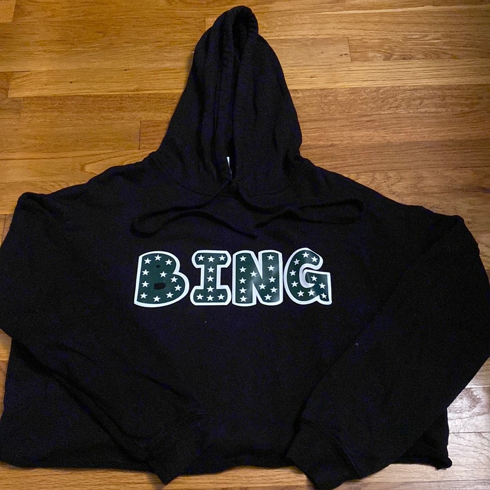 NEW custom Binghamton University cropped hoodie